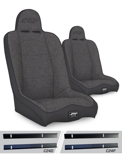 Daily Driver High Back Suspension Kit for 03-06 Jeep Wrangler TJ Pair PRP Seats