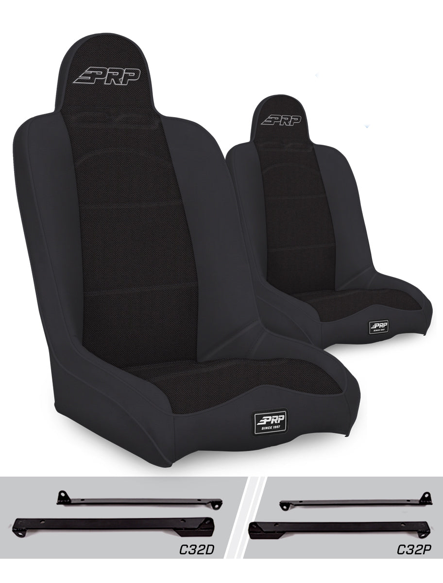 Daily Driver High Back Suspension Kit for Jeep Wrangler CJ7/YJ Pair PRP Seats-1