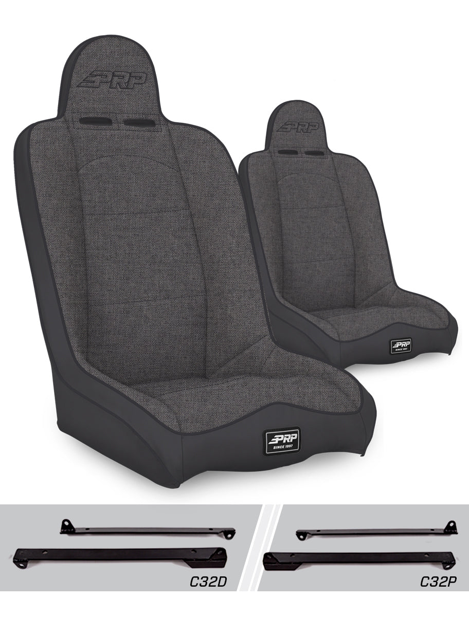 Daily Driver High Back Suspension Kit for Jeep Wrangler CJ7/YJ Pair PRP Seats