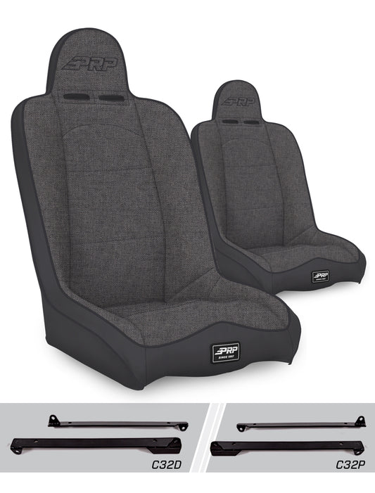 Daily Driver High Back Suspension Kit for Jeep Wrangler CJ7/YJ Pair PRP Seats