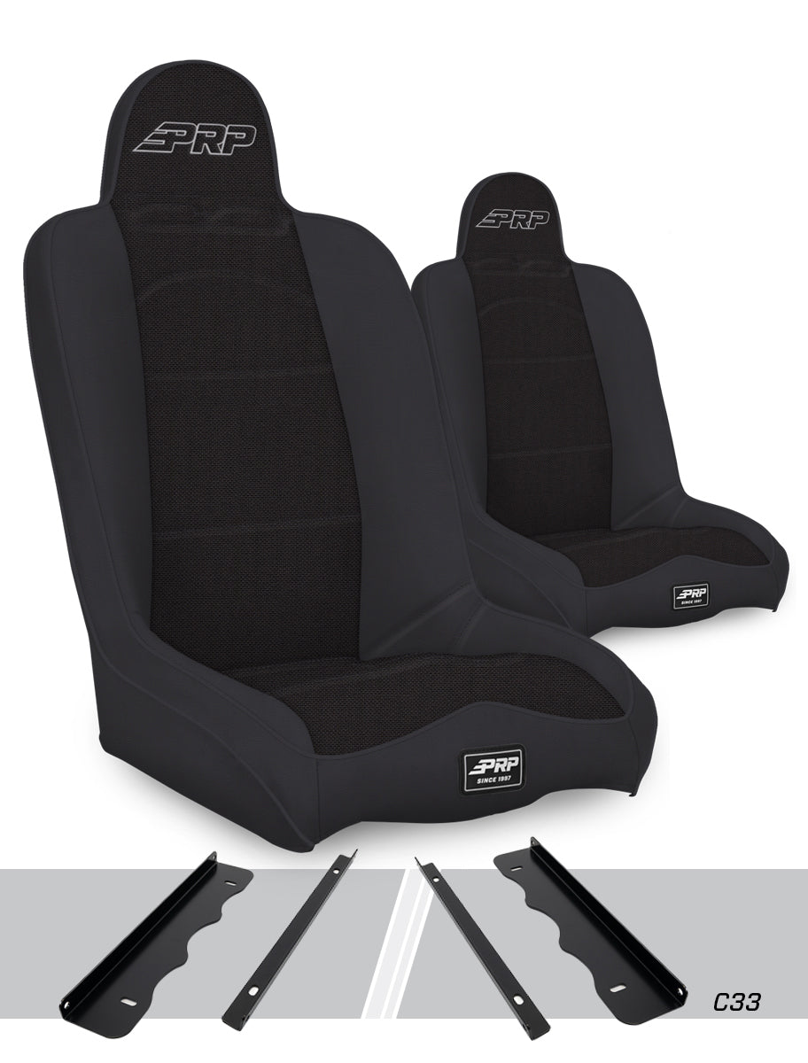 Daily Driver High Back Suspension Kit for 95-01 Jeep Cherokee XJ Pair PRP Seats-1