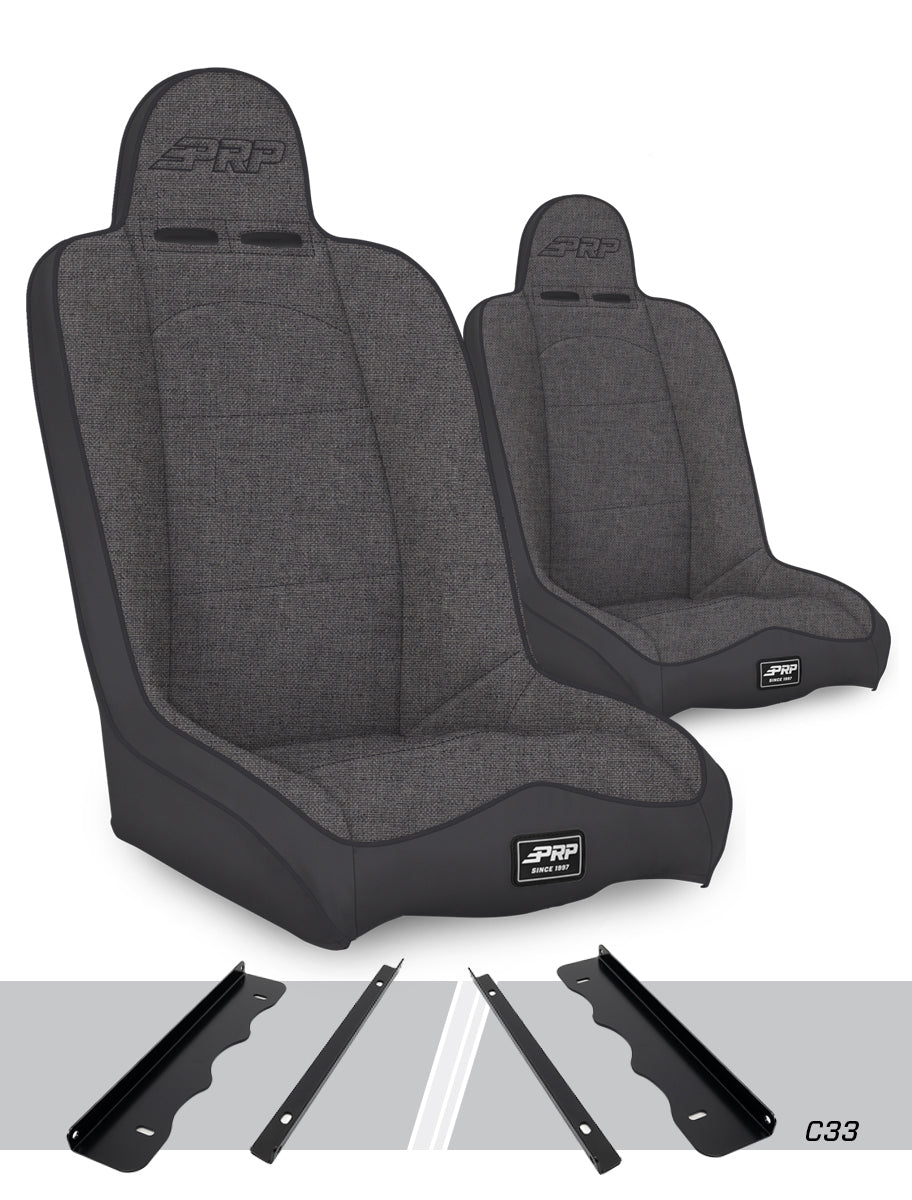 Daily Driver High Back Suspension Kit for 95-01 Jeep Cherokee XJ Pair PRP Seats