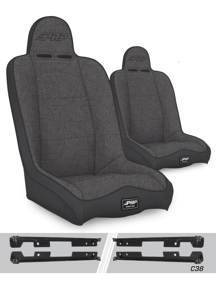 Daily Driver High Back Suspension Kit for Jeep Wrangler JK/JKU Pair PRP Seats