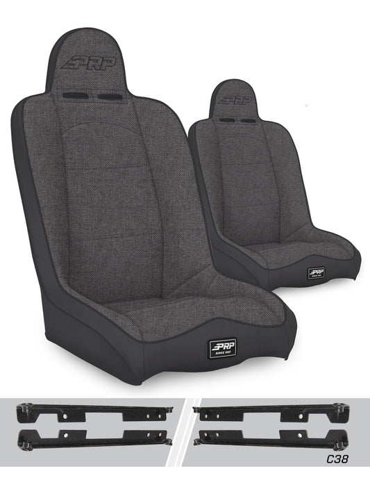 Daily Driver High Back Suspension Kit for Jeep Wrangler JK/JKU Pair PRP Seats