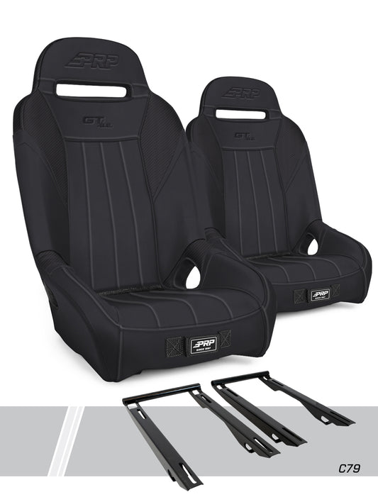 GT/S.E. Suspension Kit for Polaris RZR PRO XP PRO R Turbo R Pair Black PRP Seats