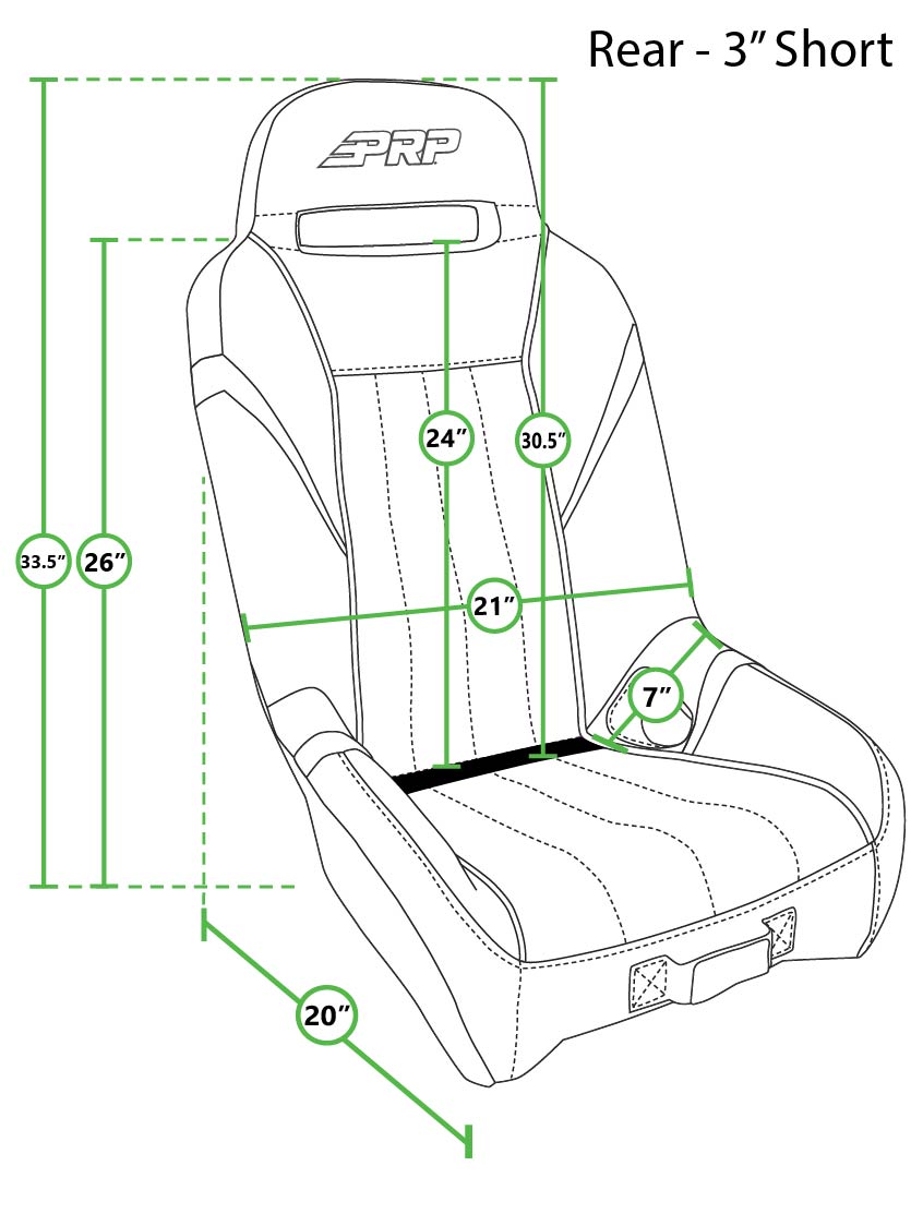 GT/S.E. Rear Suspension Seat PRP Seats-7