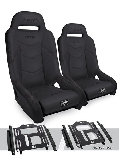 GT3 Suspension Kit for Polaris RZR 570 800 900 Pair PRP Seats-1
