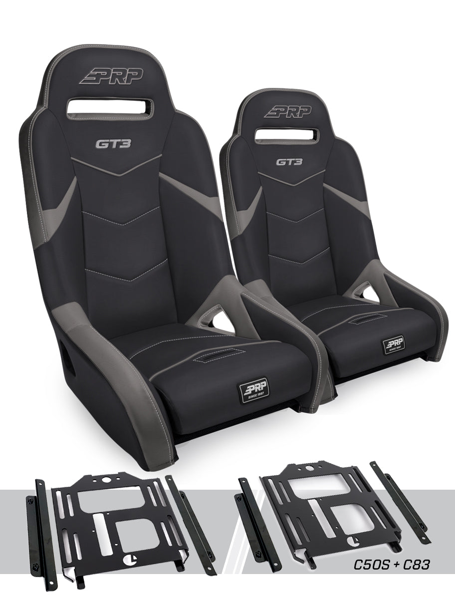 GT3 Suspension Kit for Polaris RZR 570 800 900 Pair PRP Seats