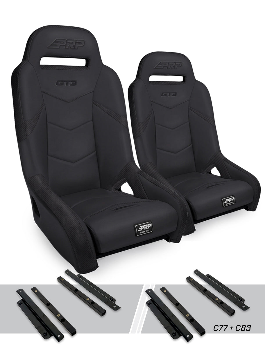 GT3 Suspension Kit for Polaris General RZR S 900 900 Trail Trail XP 1000 Turbo Turbo S RS1 Pair PRP Seats-1
