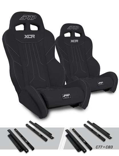 XCR Suspension Kit for Polaris General RZR S 900 900 Trail Trail XP 1000 Turbo Turbo S RS1 Pair PRP Seats-1