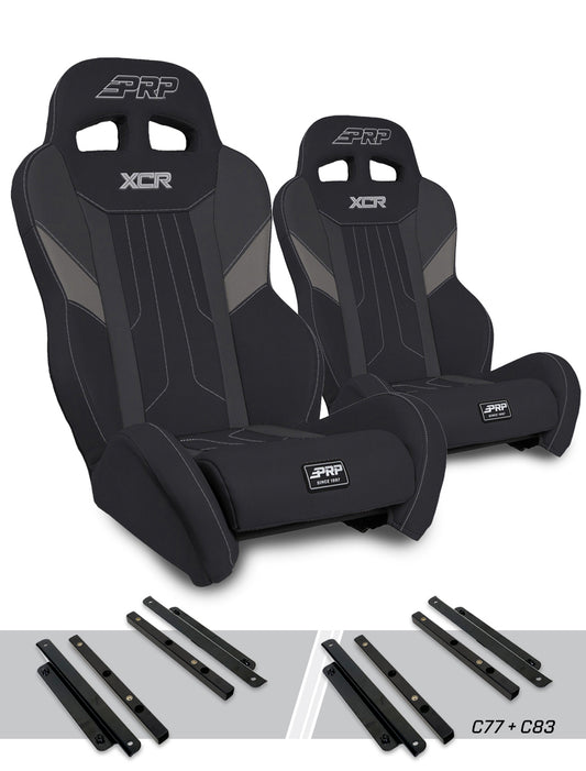 XCR Suspension Kit for Polaris General RZR S 900 900 Trail Trail XP 1000 Turbo Turbo S RS1 Pair PRP Seats
