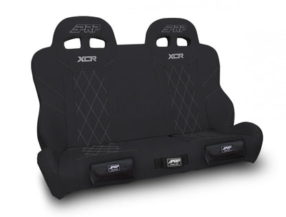 XCR Quick Release Rear Suspension Bench Seat with Diamond Stitch and Front Pockets for Polaris RZR PRO XP4 PRO R4 Turbo R4 PRP Seats-1