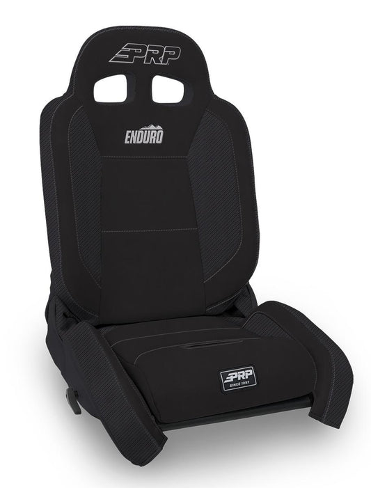 EnduroTrail Reclining Suspension Seat Black Suede Driver PRP Seats