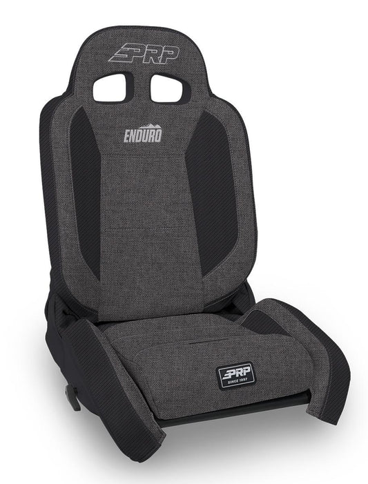 EnduroTrail Reclining Suspension Seat Gray Tweed Driver PRP Seats