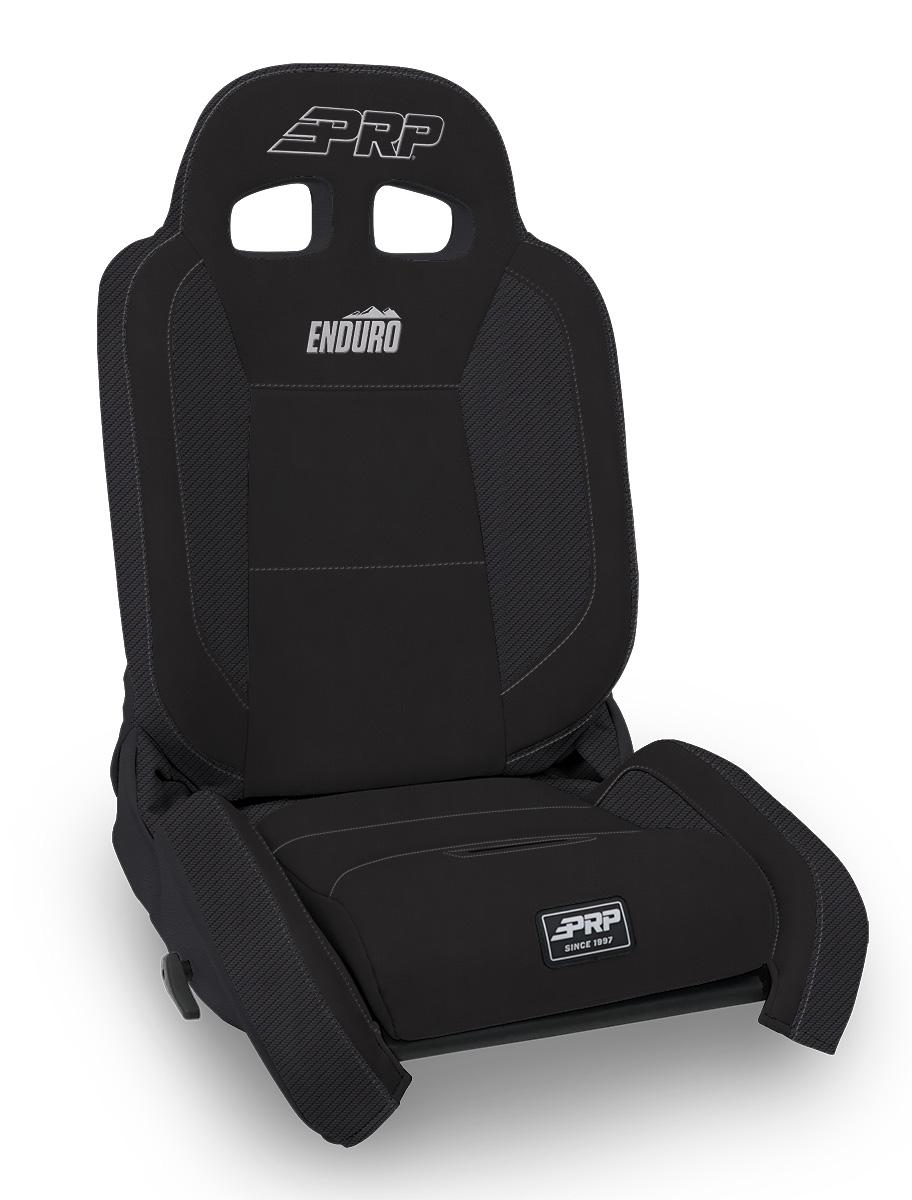 EnduroTrail Reclining Suspension Seat Black Suede Passenger PRP Seats