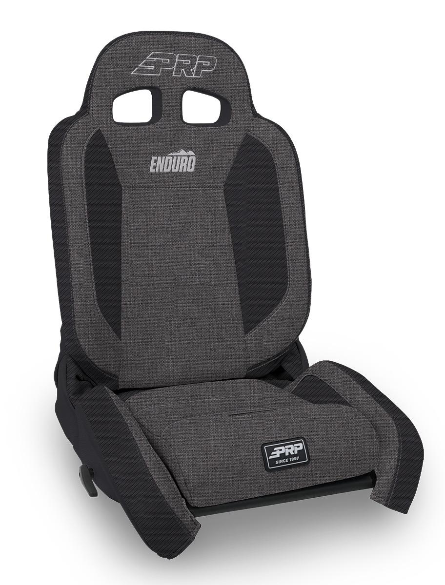 EnduroTrail Reclining Suspension Seat Gray Tweed Passenger PRP Seats
