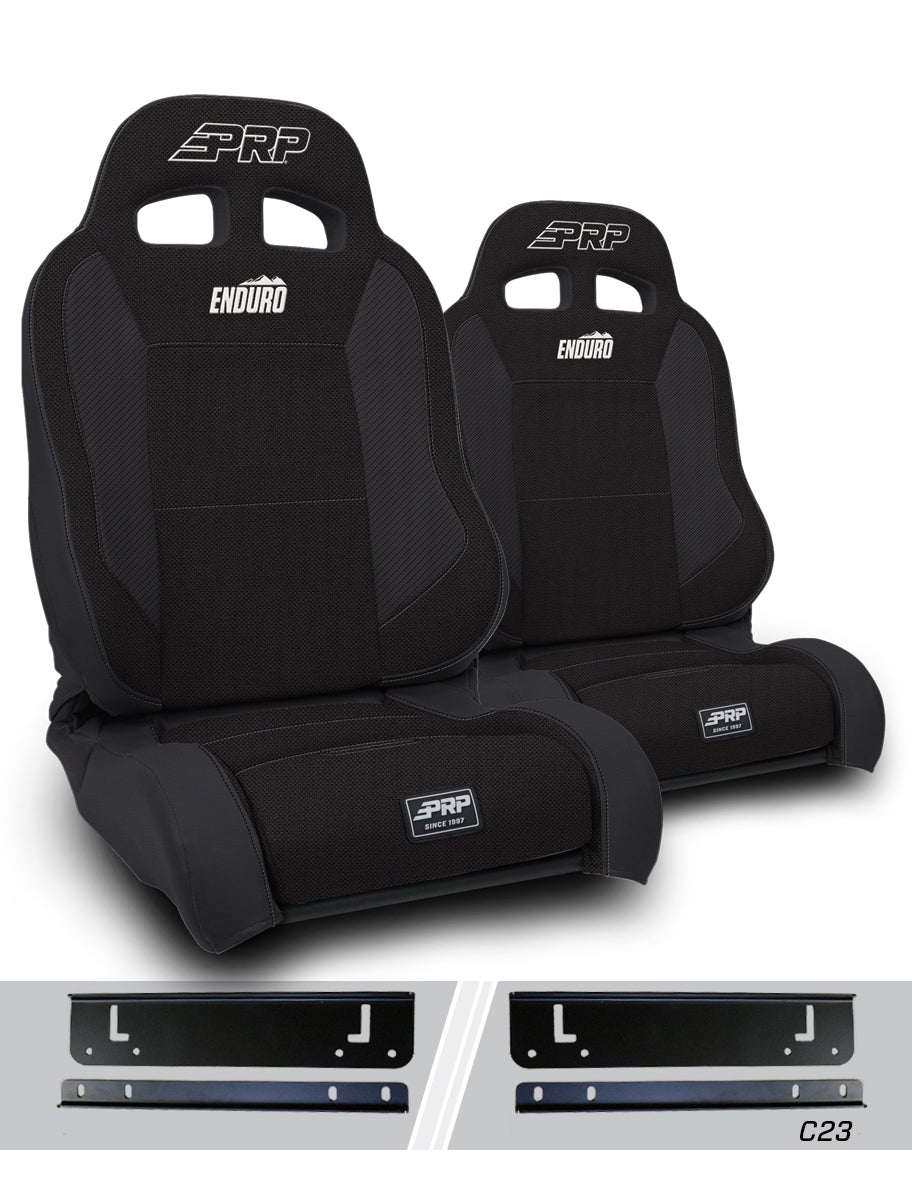 Enduro Elite Suspension Seat Trek Edition Kit for 97-02 Jeep Wrangler TJ Pair PRP Seats-1