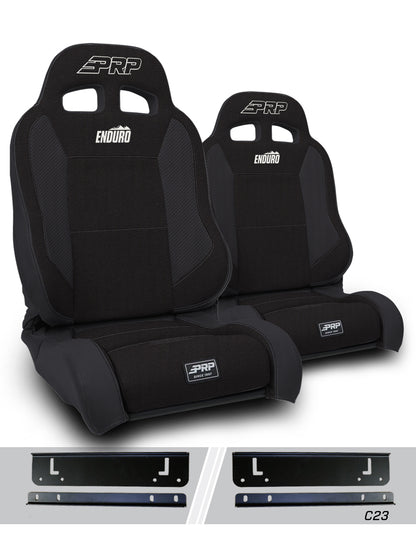 Enduro Elite Suspension Seat Trek Edition Kit for 97-02 Jeep Wrangler TJ Pair PRP Seats-1