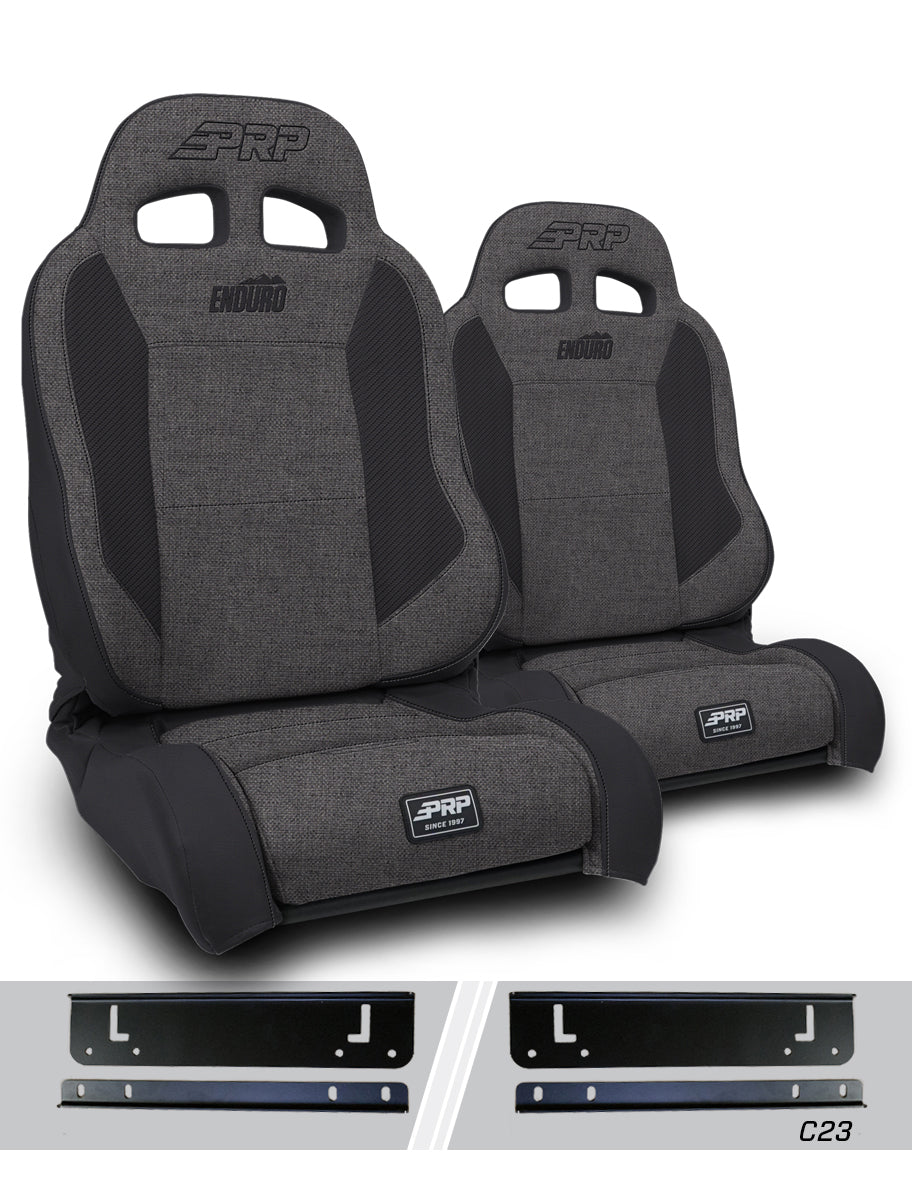 Enduro Elite Suspension Seat Trek Edition Kit for 97-02 Jeep Wrangler TJ Pair PRP Seats