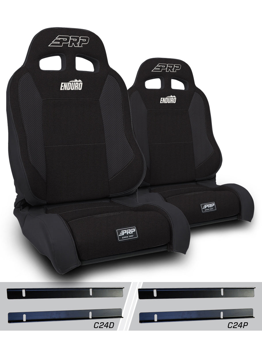 Enduro Elite Suspension Seat Trek Edition Kit for 03-06 Jeep Wrangler TJ Pair PRP Seats-1