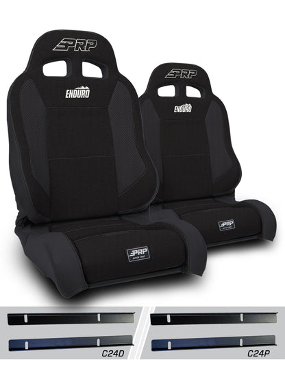 Enduro Elite Suspension Seat Trek Edition Kit for 03-06 Jeep Wrangler TJ Pair PRP Seats-1