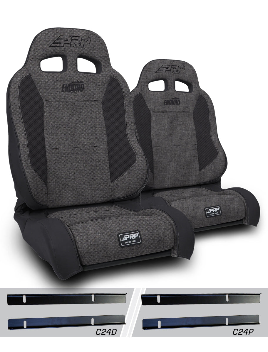 Enduro Elite Suspension Seat Trek Edition Kit for 03-06 Jeep Wrangler TJ Pair PRP Seats