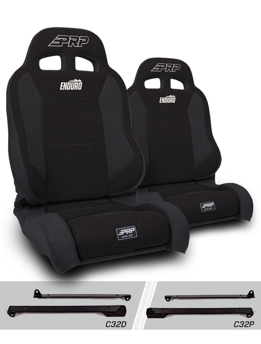 Enduro Elite Suspension Seat Trek Edition Kit for Jeep Wrangler CJ7/YJ Pair PRP Seats-1