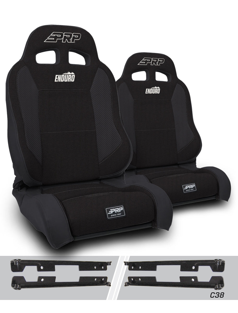 Enduro Elite Suspension Seat Trek Edition Kit for Jeep Wrangler JK/JKU Pair PRP Seats-1