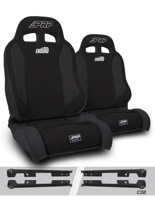 Enduro Elite Suspension Seat Trek Edition Kit for Jeep Wrangler JK/JKU Pair PRP Seats-1