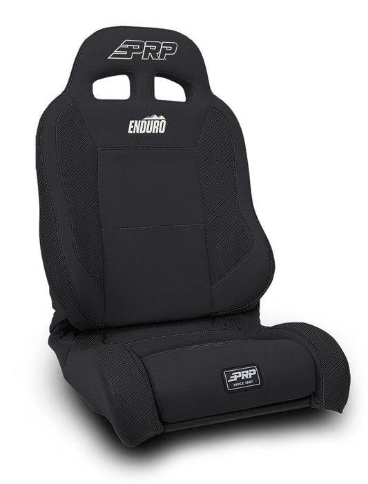 EnduroTrek Reclining Suspension Seat Black Vinyl Driver PRP Seats