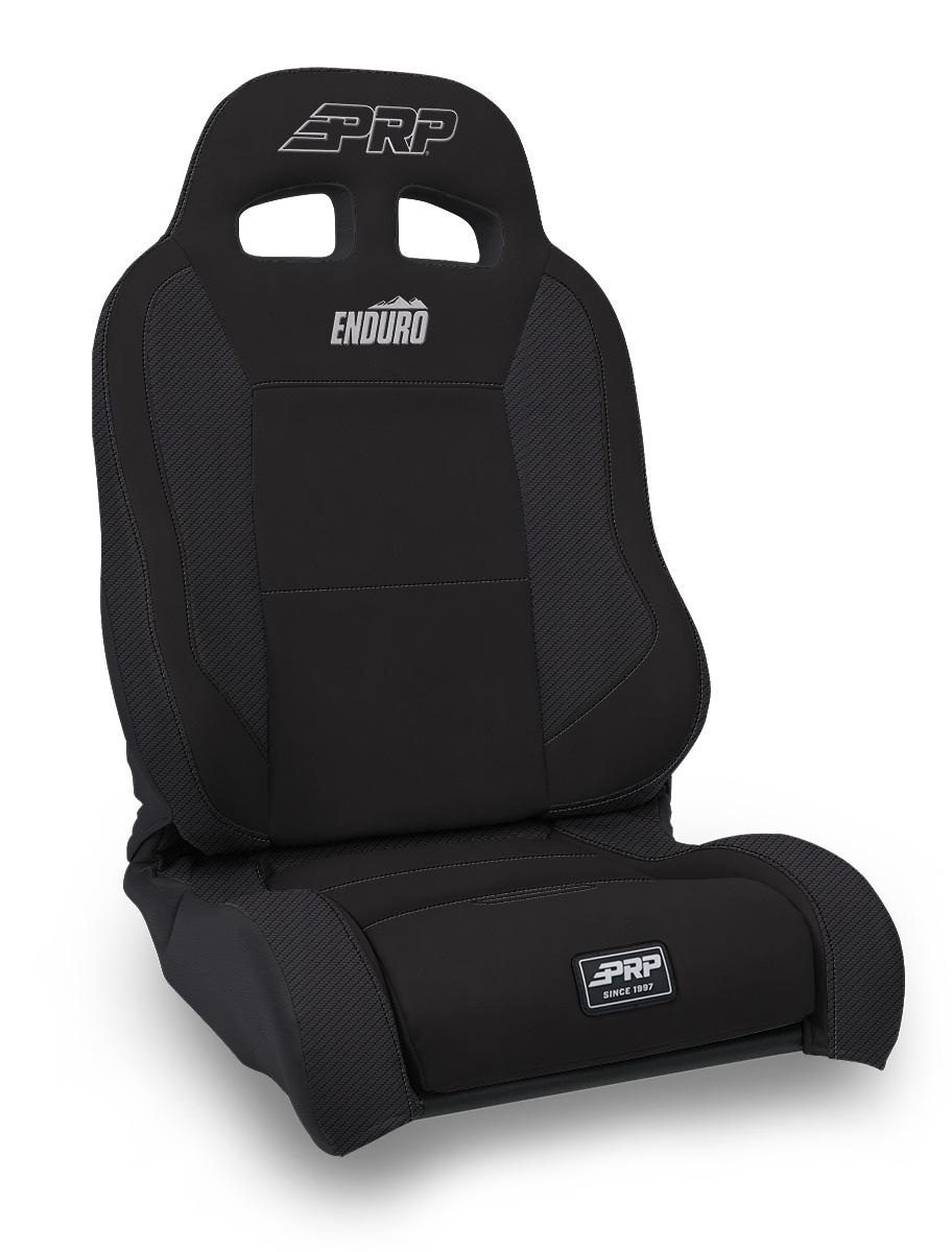 EnduroTrek Reclining Suspension Seat Black Suede Driver PRP Seats