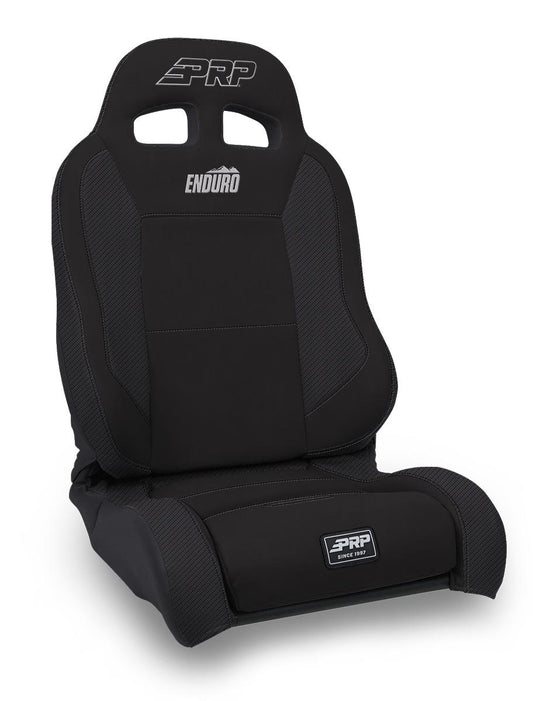 EnduroTrek Reclining Suspension Seat Black Suede Driver PRP Seats