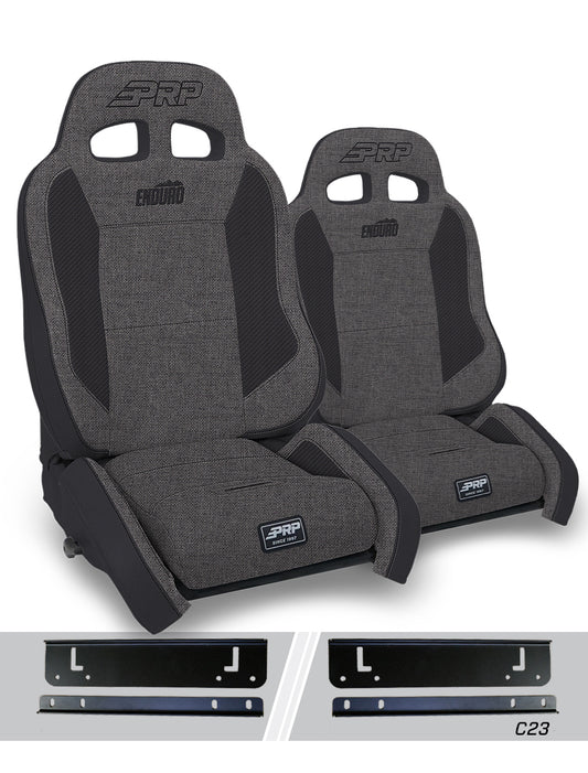 Enduro Elite Suspension Seat Crawl Edition Kit for 95-01 Jeep Cherokee XJ Pair PRP Seats