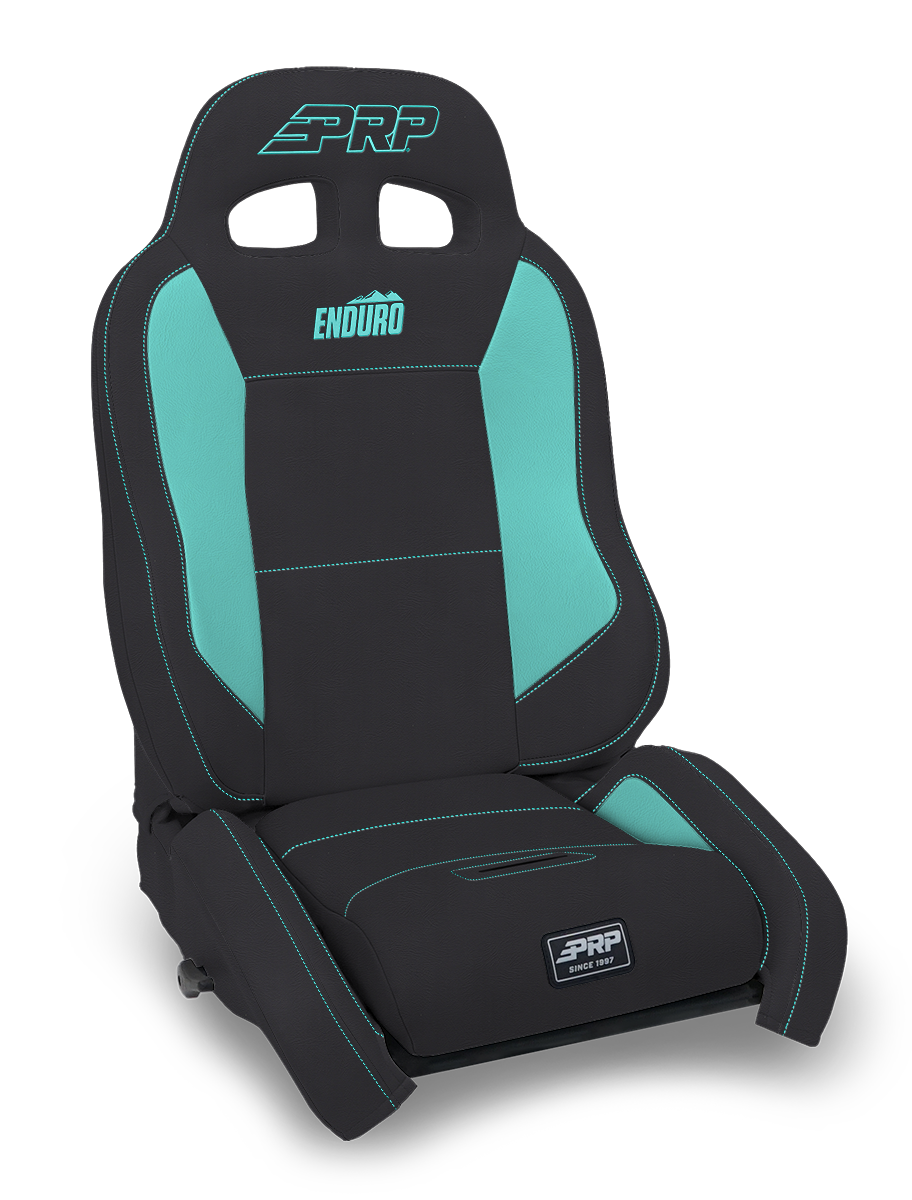 EnduroCrawl Reclining Suspension Seat Black Vinyl Driver PRP Seats-2