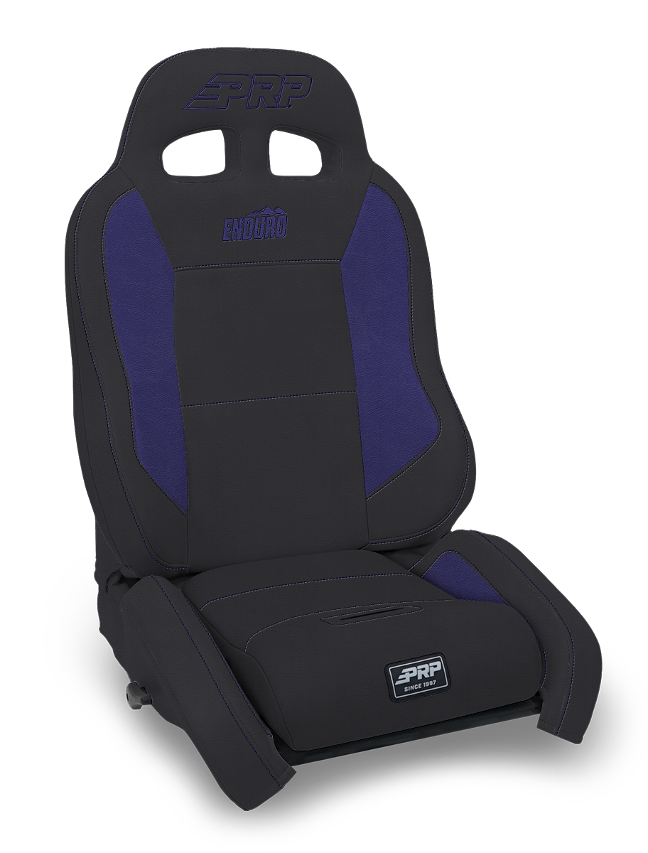 EnduroCrawl Reclining Suspension Seat Black Vinyl Driver PRP Seats-1