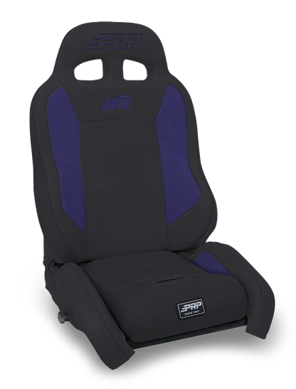 EnduroCrawl Reclining Suspension Seat Black Vinyl Driver PRP Seats-1