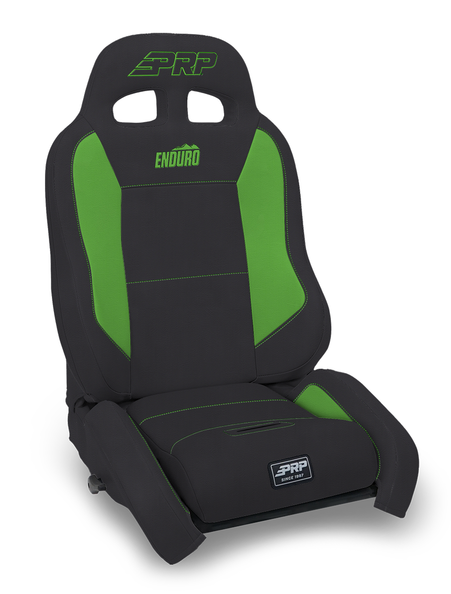 EnduroCrawl Reclining Suspension Seat Black Vinyl Driver PRP Seats