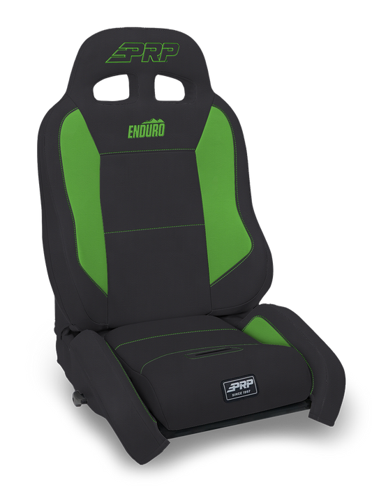 EnduroCrawl Reclining Suspension Seat Black Vinyl Driver PRP Seats