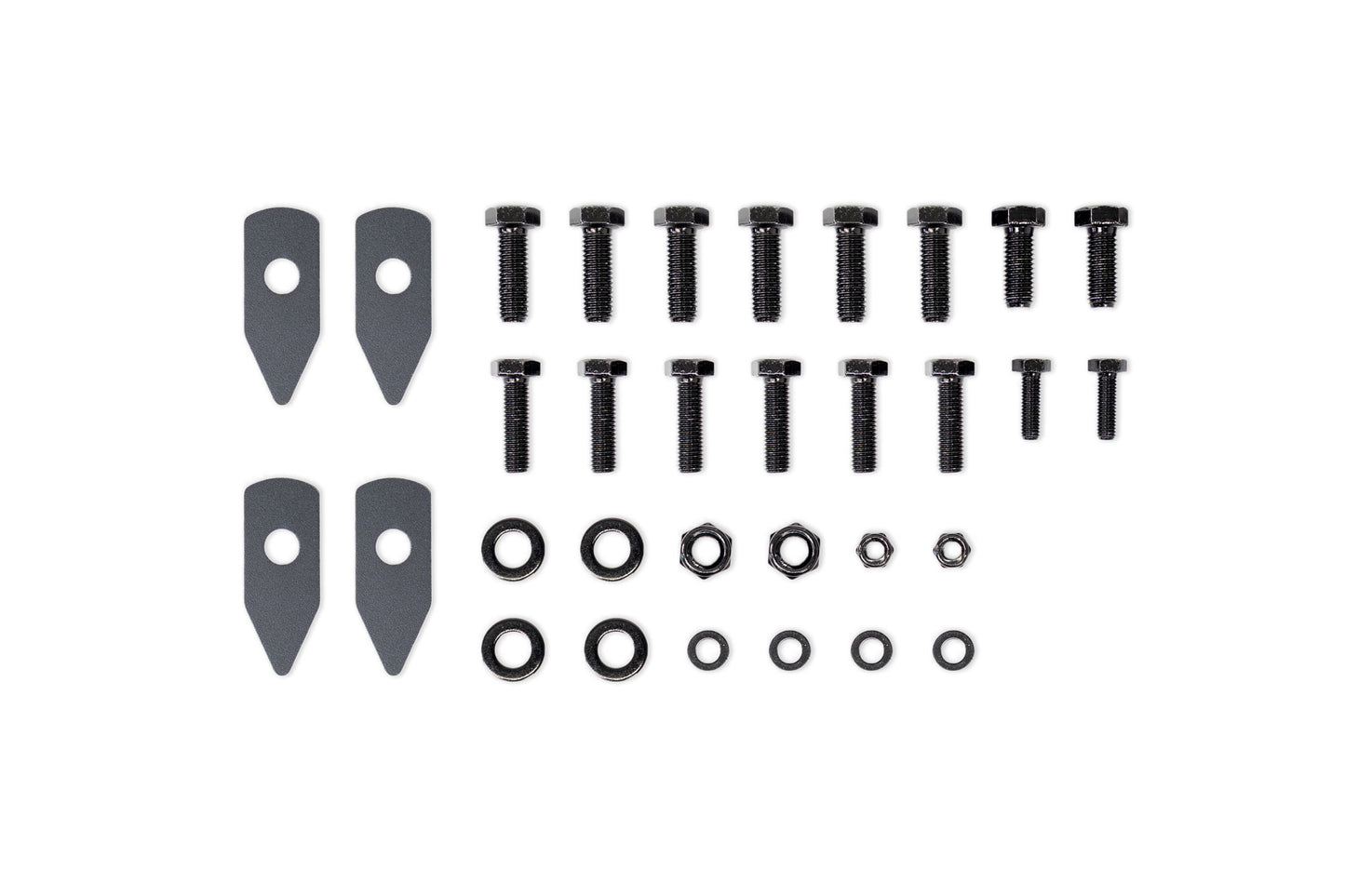 2021 2025 Ford Bronco Frame Horn Reinforcement Brackets DV8 Offroad-1