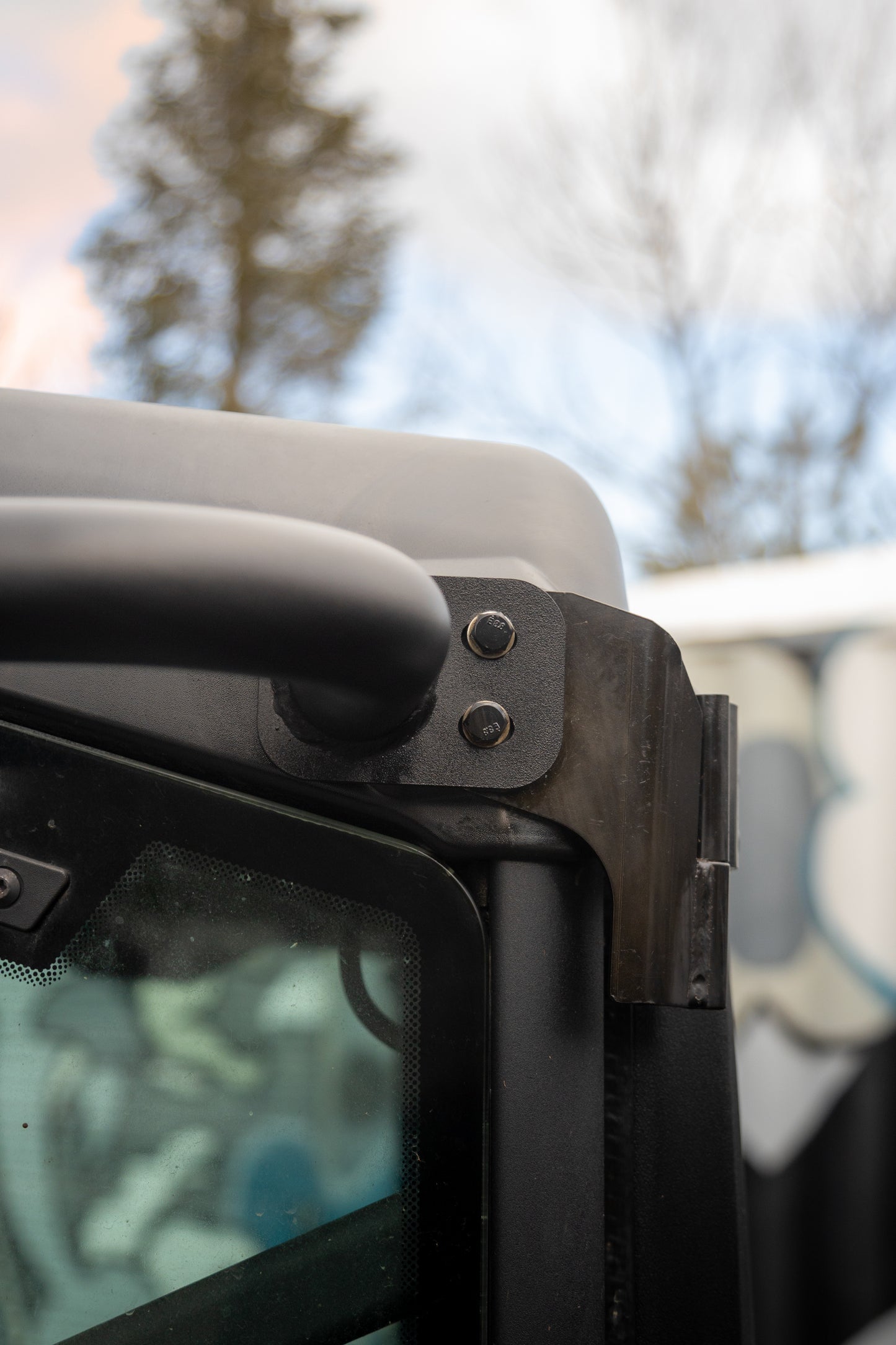 2016-Up Can-AM Defender Black-Coated Speaker Mounting Bar Kit MBRP-3