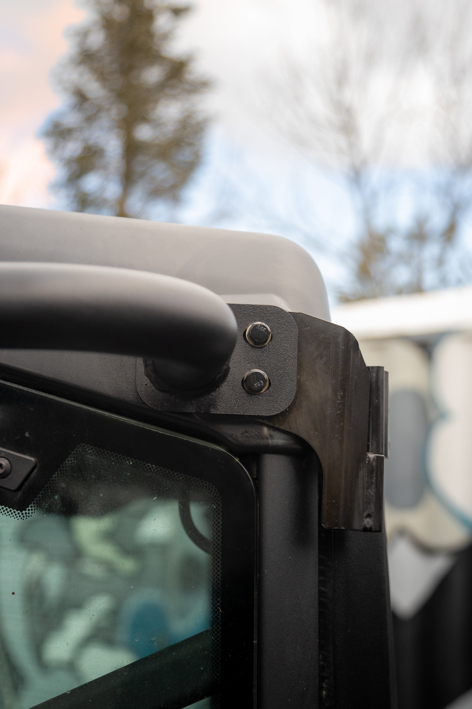 2016-Up Can-AM Defender Black-Coated Speaker Mounting Bar Kit MBRP-3