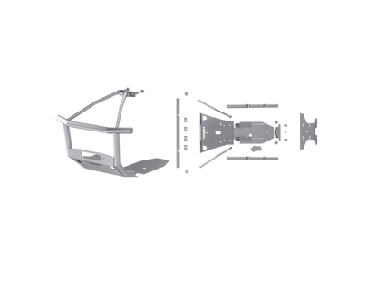 2024-Up Can-Am Maverick R, Steel Front Race Bumper, Builders Kit MBRP-1