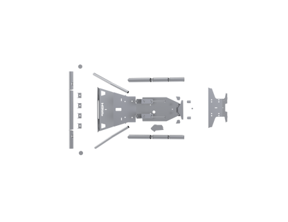 2024-Up Can-Am Maverick R, Steel Front Race Bumper, Builders Kit MBRP-2