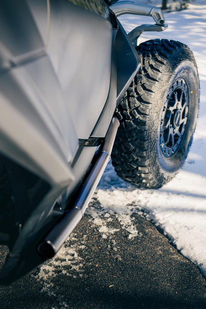 2024-Up Can-Am Maverick R, Black-Coated Steel, Rock Slider Kit MBRP-7