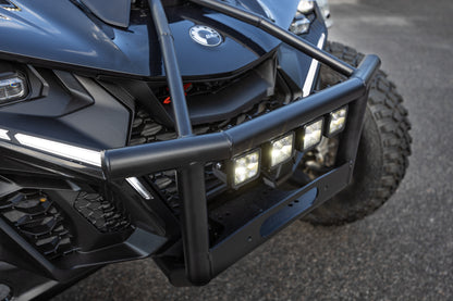 2024-Up Can-Am Maverick R, Black-Coated Steel Front Race Bumper MBRP-5