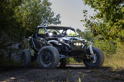 2024-Up Can-Am Maverick R, Black-Coated Steel Front Race Bumper MBRP-1