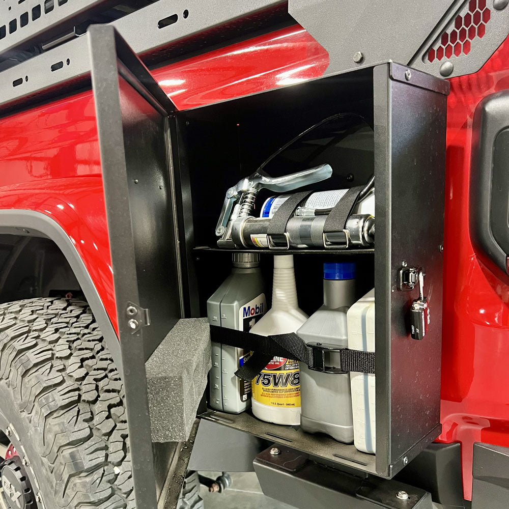 Small Cargo Box Rock Slide Engineering