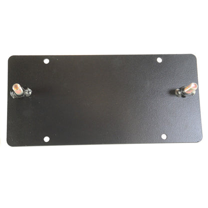 Jeep License Plate Mount For Rigid Series Front Bumper Bolt On Rock Slide Engineering-1