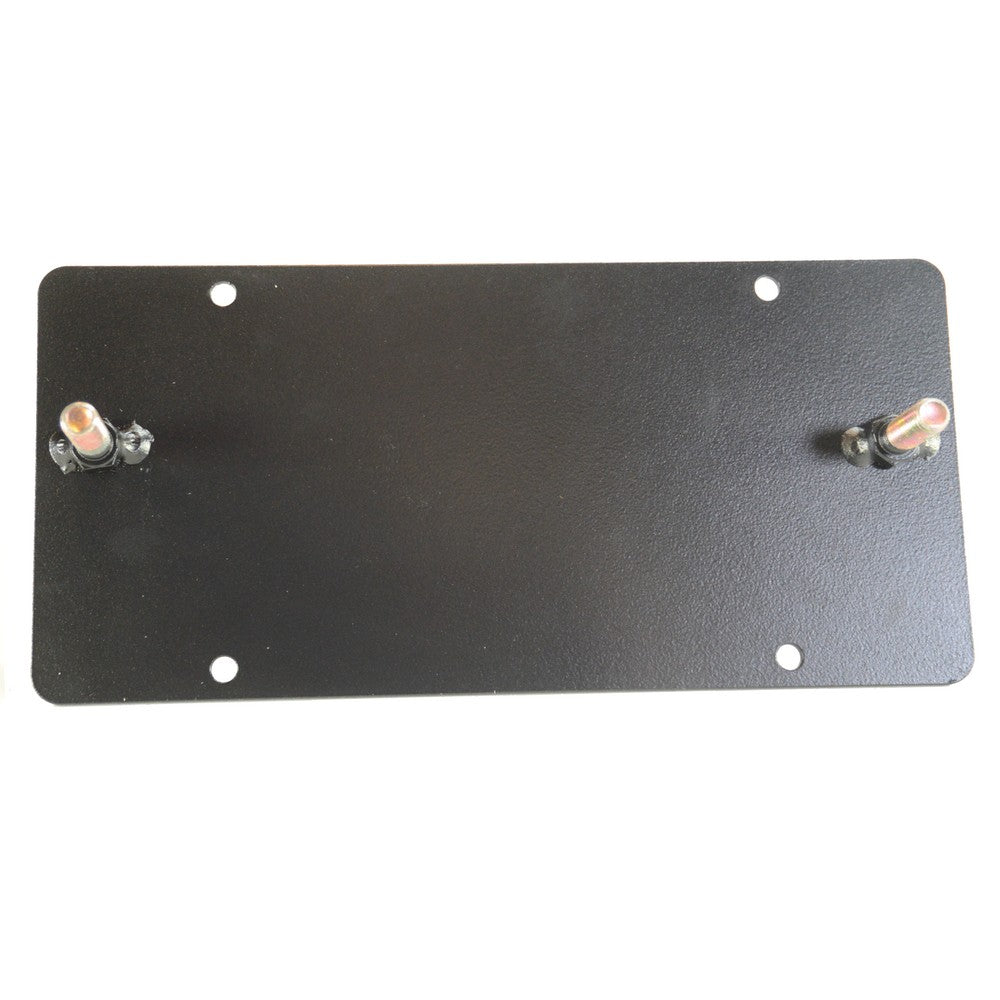 Jeep License Plate Mount For Rigid Series Front Bumper Bolt On Rock Slide Engineering-1