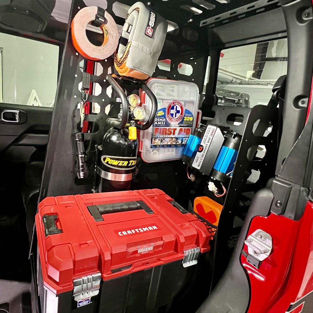 Rock Slide Engineering Rear Seat Cargo Rack 2020-2023 Jeep JT Gladiator Rock Slide Engineering